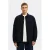 SELECTED HOMME linnen relaxed overshirt donkerblauw