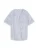 TOM TAILOR Blouse  donkerblauw / wit
