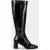 LK Bennett Gigi Oloid Block Heel Black