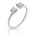 Orphelia ‘Twinkle’ Dames 925 Echt Zilver Ring – Zilver ZR-7532