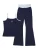Lindex Set  pastelblauw / donkerblauw