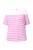 Ulla Popken Shirt  lichtroze / wit