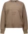 Co’couture Sweater Eris Patch Bruin dames