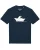 Watapparel Shirt ‘Astronaut in paper boat’  navy / antraciet / donkergrijs / wit