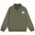 Tumble ’n Dry sweater met patches en backprint – olijfgroen