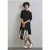 Street One Dames Sweaterjurk met volant in Zwart