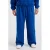America Today loose fit joggingbroek met borduursels en plooien – kobalt