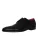 Jeffery West Gepolijste Leren Brogue Schoenen, Zwart