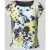 comma T-shirt van viscosemix met ronde hals