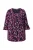Ulla Popken Shirt  bessen / zwart