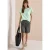 Cecil Dames Shirt van geverfde jersey in Groen