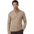 Scotland Blue normale fit poloshirt camel effen pique