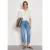 Street One Dames Blouse met korte mouwen, split in de hals en elastische zoom in Wit