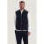 Dstrezzed teddy gebreid vest met wol – donkerblauw