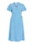 VILA Jurk ‘VILovie’  lichtblauw / wit