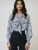 Trend Alaçatı Stili Blouse  zwart / wit