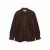 s.Oliver Big Size regular fit corduroy overhemd – donkerbruin