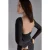 Glanzende Boot Hals Cropped Blouse