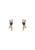 faina Oorbellen  navy / goud