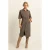 Expresso blousejurk travelstof bruin