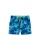 WE Fashion Zwembroek  donkerblauw / lichtgroen
