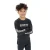 No Way Monday rechtvallende longsleeve met tekst – donkergrijs