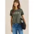 Cecil Dames Basic shirt met print aan de voorkant in Groen