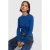 Alix the Label aansluitend T-shirt met logo – donkerblauw