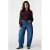 MS Mode Plus Size kanten blouse – aubergine