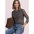 3/4-mouwig mesh-Shirt met boothals