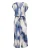 Kaffe Jumpsuit ‘Beathe’  ecru / blauw / zwart