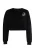 Mymo Cropped sweatshirt Dames zwart