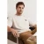 TRENDYOL MAN Heren Grijs Geborduurd Kort Oversized T-shirts