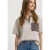 Overhemdblouse met korte mouwen en leodetails