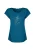 GREENBOMB Shirt ‘Nature Bird Reed ‘  blauw / lichtgroen