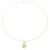 Orphelia Dames 925 Sterling Zilveren Ketting met Hanger – Goud ZH-6017/2