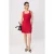 TRENDYOLMİLLA Dames Rood Effen Kort / Mini Mouwloos A-lijn Jurken