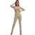 Missy Empire Legging met gespleten zoom voor dames (Groen)