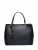 Isabella Rhea Zwart Rundleer Tas