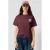 QS T-shirt met backprint – donkerrood