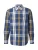 MUSTANG Overhemd ‘Chester’  navy / oranje / wit
