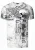 Biker T-shirt met all-over print