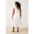 Trendyol Curve Dames Ecru Effen Maxi Mouwloos Stijlvol/Avond Bodycon Grote maten Jurk