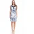 Dierenprint jurk met Empire Taille