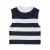 s.Oliver gebreide gestreepte mouwloze top – donkerblauw