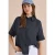 Blouse met korte mouwen van puur linnen