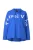Ulla Popken Sweatshirt  blauw / wit