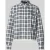 Oui Regular fit overhemdblouse van puur katoen met kant