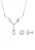ELLI Sieraden set  zilver / parelwit