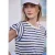 Shirt met volantmouwen en print